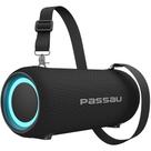 Alto-falante Bluetooth Passau S223B 40W à Prova d'Água com Luzes RGB