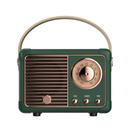 Alto-falante Bluetooth QUEQIMU Retro Portátil Verde