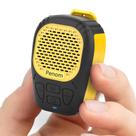 Alto-falante Bluetooth vestível Penom amarelo resistente à água