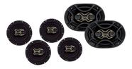 Alto Falante Bravox Kit Com 2 Pares B3x60x + 1 Par 6x9 B4x69