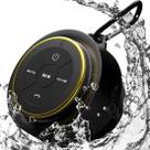 Alto-falante de chuveiro Bluetooth iFox portátil impermeável preto/dourado