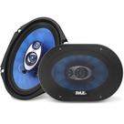 Alto-falante de som de carro Pyle PL683BL 6x8 360W Par de 3 vias e 4 ohms