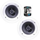 Alto-falante de teto Klipsch R-1650-C branco, pacote com 2 unidades com garantia