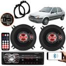 Alto Falante Fiesta Até 2005 Tras 4 Pol 120W + Radio KF.282R