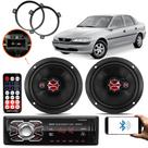 Alto Falante Foxer Chevrolet Diant 6 Pol + Radio MP3 KF.260R