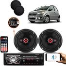 Alto Falante Foxer Ideia Siena 6 Pol 240W + Radio - KFT.241R