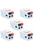 Alto-falante Keystone Jack DIYTECH Spring Loaded Feminino Branco