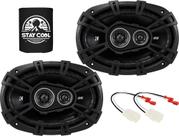 Alto-falante KICKER DS Series 6x9" para Jeep Renegade 2015-2020