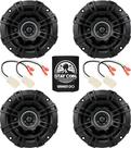 Alto-falante KICKER DS Series de 4 polegadas para Jeep Wrangler JL 2018-2023