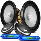 Alto Falante Kit 2 Vias Bravox 6" CS60D 140W Rms 4 Ohms