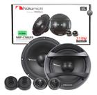 Alto Falante Kit 2 Vias Nakamichi Nsfcs623 6 Polegadas 35w Rms Com Som Nítido e Graves Equilibrados