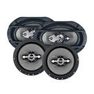Alto Falante Kit Fácil Leson 2ls0280kf Ls Par 6" + Par 6x9" 340w Rms 4 Ohms