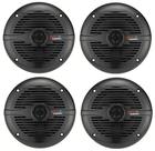 Alto Falante Náutico Marinizado 200watts Boss 6.5 Preto 4un.