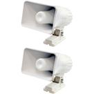 Alto-falante PA Horn Pyle PHSP4 6 50W à prova d'água interna/externa x2