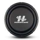 Alto Falante Subwoofer Hurricane SS-12 Shallow Sub 12 Pol 300W Rms Slim Cor Preto