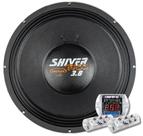 Alto Falante Triton Shiver Bass 15" Branco 4 Ohms + Par Strobo RGB Volt Zendel
