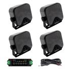 Alto-falantes Bluetooth Herdio de 4 polegadas e 240 W Boat Marine, 2 pares