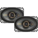 Alto-falantes coaxiais KICKER 51KSC4604 KS-Series 4x6 com 0,5 tweeters