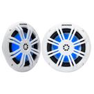 Alto-falantes coaxiais marinhos KICKER 49KM604WL KM 6,5 4Ω com LED azul