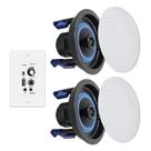 Alto-falantes de teto Bluetooth Herdio 4 polegadas 160W Flush Mount