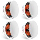 Alto-falantes de teto VEVOR de 8 polegadas e 100 W, montagem embutida, 4 unidades