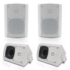 Alto-falantes externos Herdio Hos-SZJW-401Wx2-US 4" 400W bidirecionais