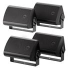 Alto-falantes externos Herdio Hos-SZJW-401Wx2-US 4" 400W bidirecionais