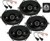 Alto-falantes KICKER DS Series 6x8" para Ford F-150 (1999-2014) - Pacote com 4