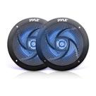 Alto-falantes marinhos Pyle PLMRS43BL 4" 2 vias 100W com luzes LED