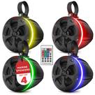 Alto-falantes off-road impermeáveis Pyle 800W 4 polegadas bidirecionais (2 pares)