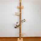 Altura ajustável do chão ao teto Cat Tree TQEW 50-120 cm