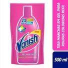 Alvejante Vanish Líquido sem Cloro Tira Manchas Refil 500ml Embalagem com 12 Unidades