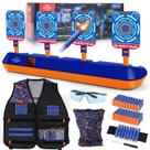 Alvos Eletrônicos de Tiro Lehoo Castle com Acessórios para Nerf