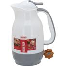 Alwa Garrafa Térmica 26X18X13Cm 1L Plástico Cinza Ampola Vidro
