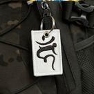 AM0137-001 Kanji Fudo-Myo Patch Bordado 4x6 cm