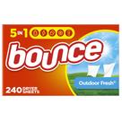Amaciador de tecidos Dryer Sheets Bounce Laundry 240 unidades