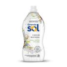 Amaciante Concentrado Coco E Baunilha Girando Sol 1,5L, Amaciante De Roupas Concentrado, Branco, Nutre E Protege Cada Fi