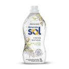 Amaciante Concentrado Coco E Baunilha Girando Sol 1L, Amaciante De Roupas Concentrado, Branco, Nutre E Protege Cada Fibr