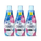 Amaciante de roupas concentrado Downy 500ml - Brisa de verão - Kit com 03 unidades