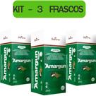 Amargun Digestivo Vitaminas B1 e B6 Amargo 500ml kit 3 frascos Supraervas