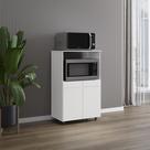 Amário Multiuso Tais 60cm 2 Portas 1 Nicho para Microondas - Branco Móblis
