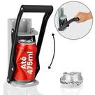 Amassador De Latinha 475ml Reforçado Lata Grande Cerveja Com Abridor De Garrafa