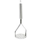 Amassador Espremedor Batatas Cabo Preto Aço Inox Reforçado