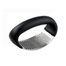 Amassador Espremedor Press Preto Moedor Ralador Triturador De Alho Inox Grinder Curvo Arco Aço Inoxidável