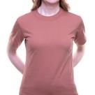 Âmbar Camiseta em algodão básica Marrom