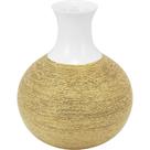 Amber Vaso 34X26X26Cm Cerâmica Dourado Amber Vaso 34X26X26Cm Cerâmica Dourado