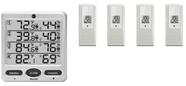 Ambient Weather WS-10-X4 Termo-higrômetro sem fio para ambientes internos/externos com 8 canais e quatro sensores remotos Ambient Weather WS-10-X4 Termo-higrômetro sem fio para ambientes internos/externos com 8 canais e quatro sensores remotos