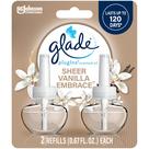 Ambientador Glade PlugIns Baunilha Suave 80 ml 2 Unidades