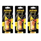 Ambientador para carro AREON Fresco FG13 Vanilla Black, pacote com 3 unidades
