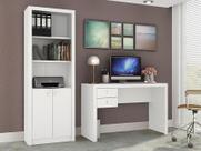 Ambiente para Home Office 02 Peças Branco - Tecno Mobili Ambiente para Home Office 02 Peças Branco - Tecno Mobili